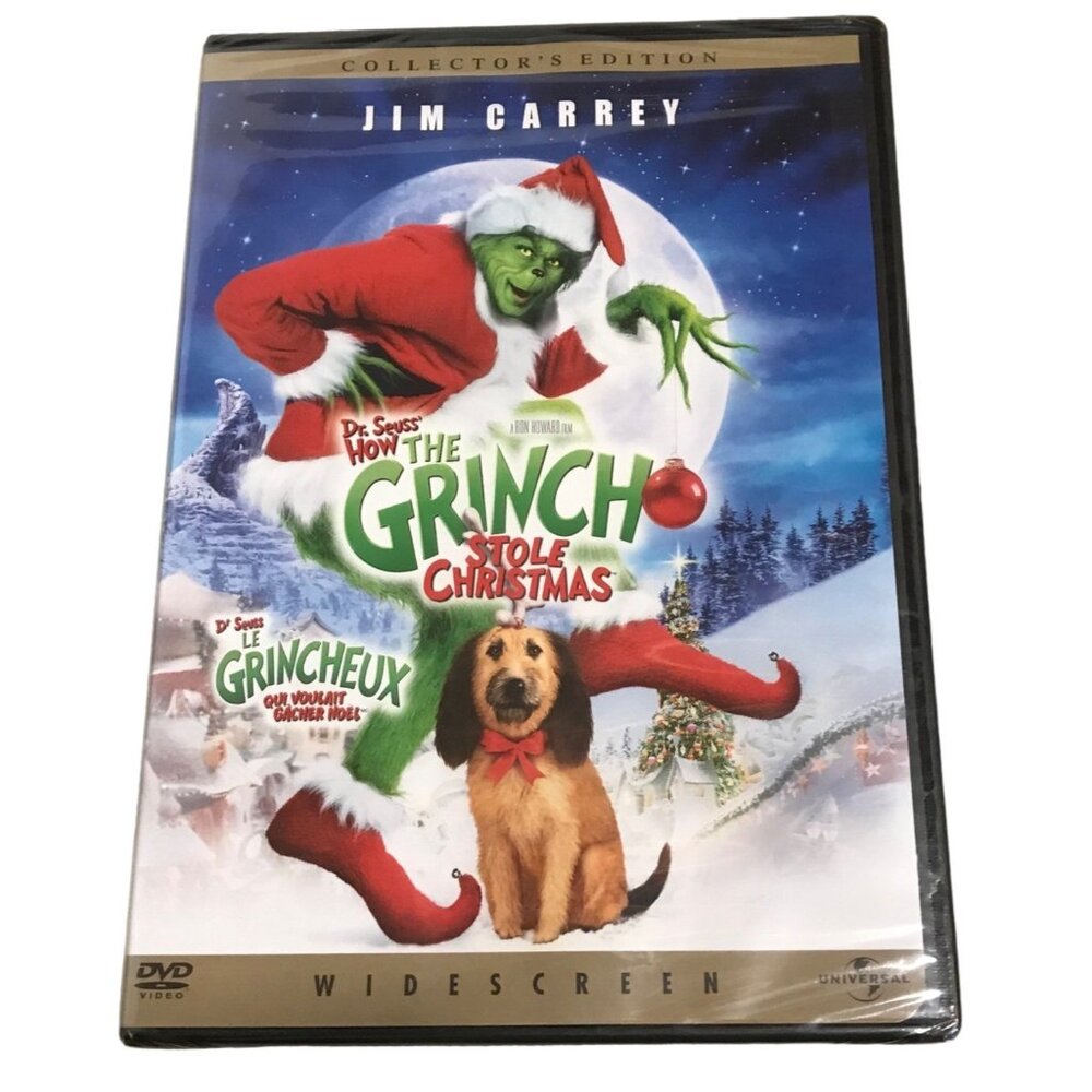 How The Grinch Stole Christmas DVD Collectors Edition With Jim Carrey PG